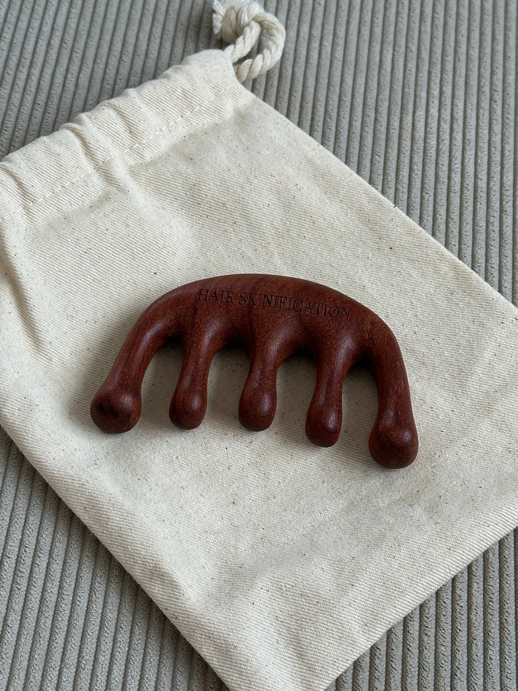 Sandalwood Gua Sha Comb